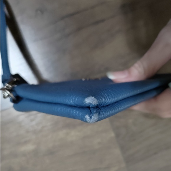 Coach Peacock Double Zip Corner wristlet - Picture 11 of 12